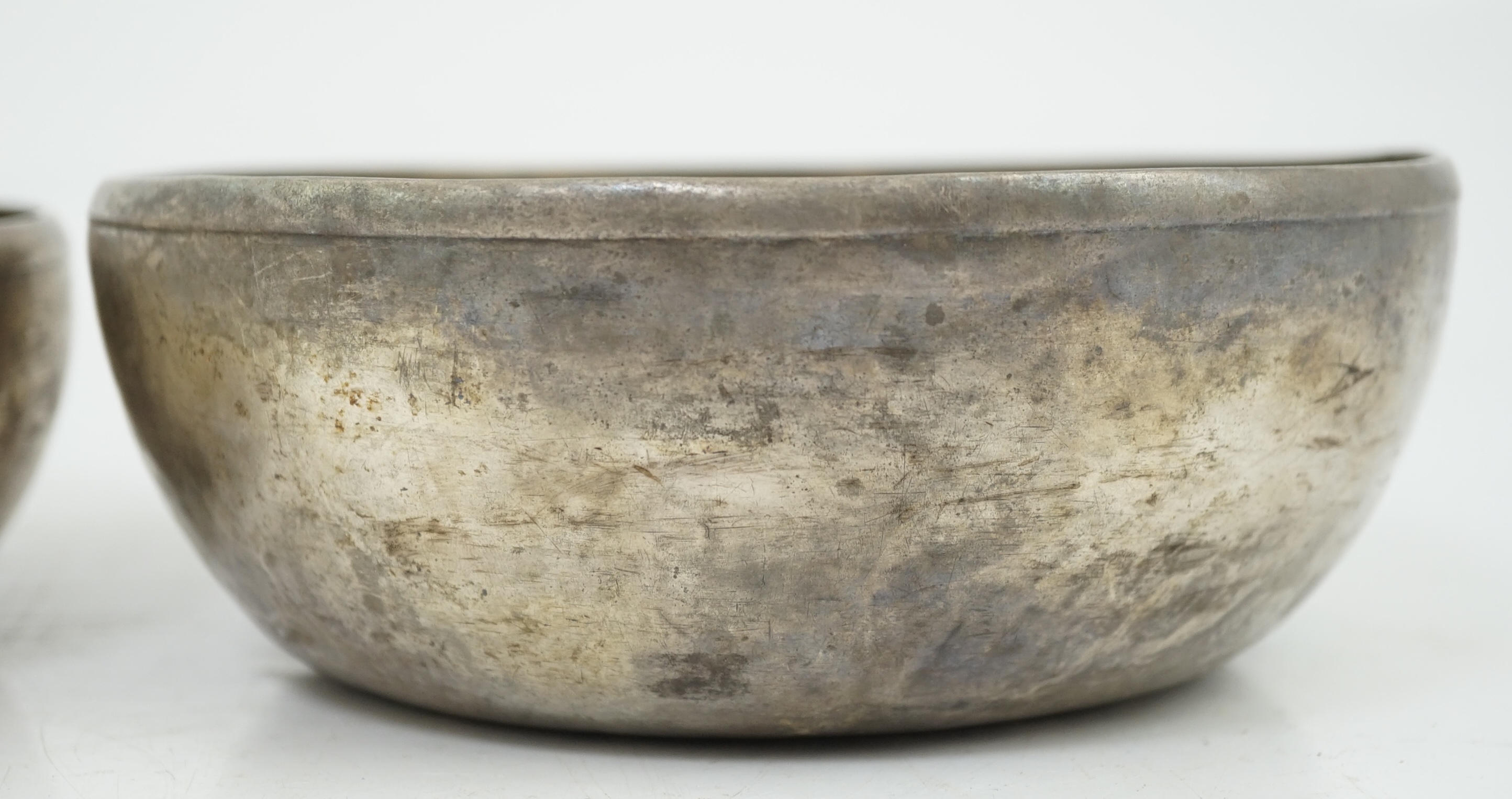 Two silver bowls, Roman or Gandhara, c. late 1st century BC - early 1st century A.D